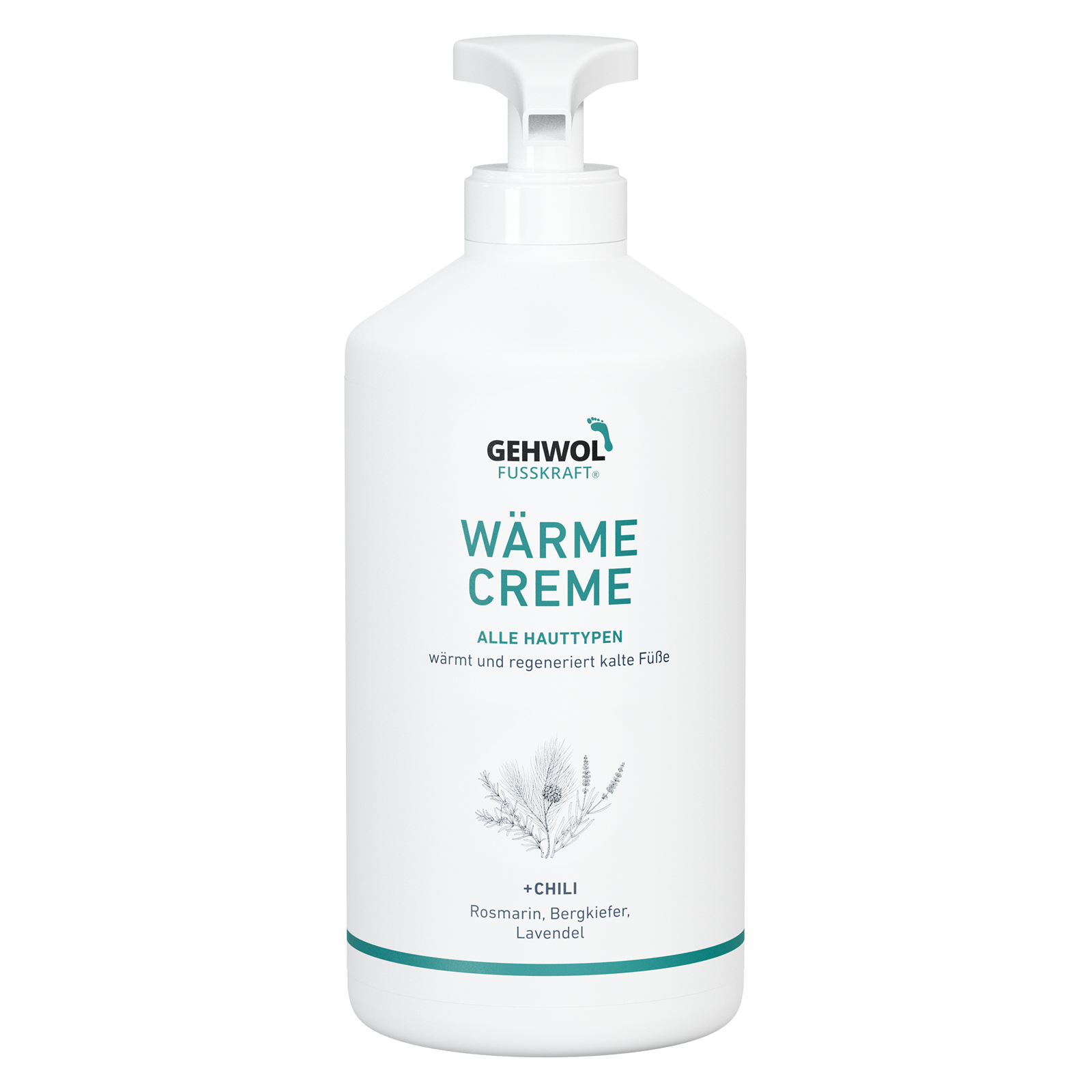 Gehwol Fusskraft Warming Cream 500ml