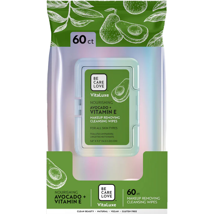 BE CARE LOVE Vitaluxe Nourishing Make Up Removing Wipes