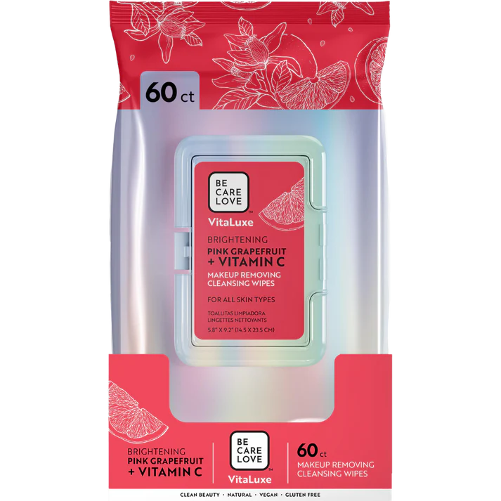 BE CARE LOVE Vitaluxe Brightening Make Up Removing Wipes