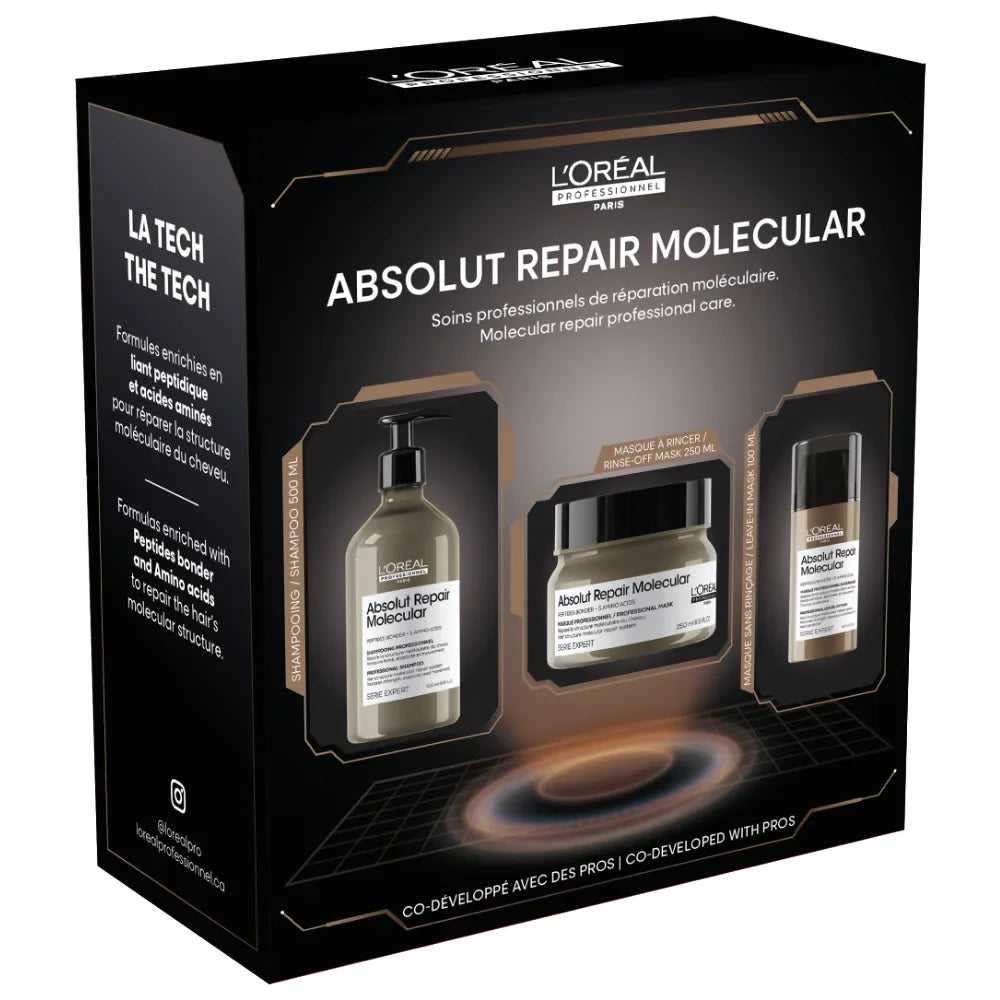 L'oreal Absolut Repair Molecular Holiday Kit