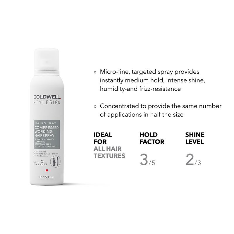 GOLDWELL HAIRSPRAY Compressed Working Hairspray 150ml