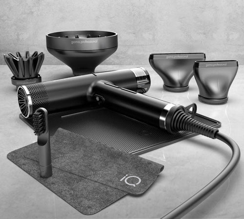 GAMA Professional IQ2 Perfetto Hair Dryer - Black