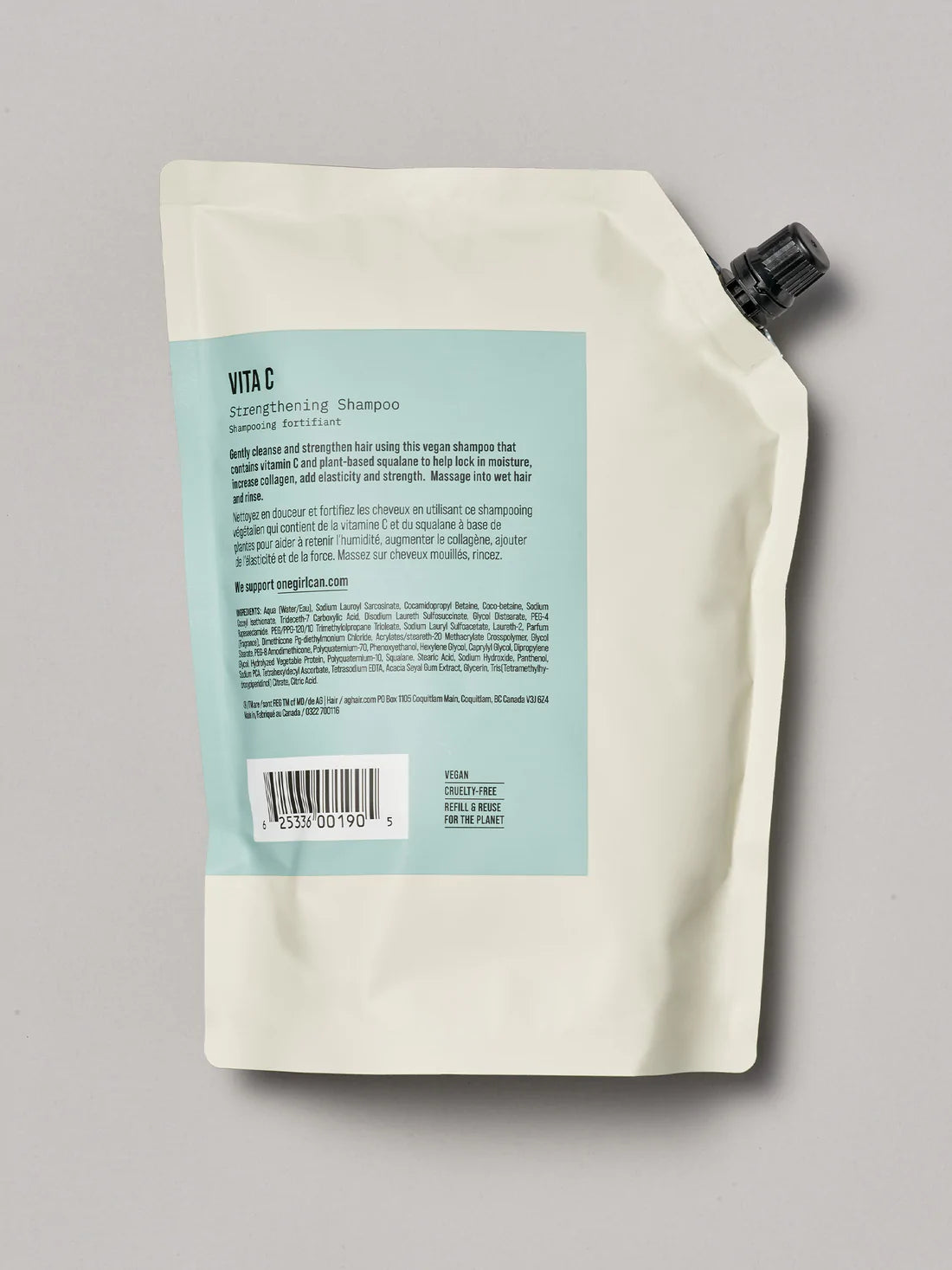 AG Hair Vita C Shampoo Refill Pouch 1L