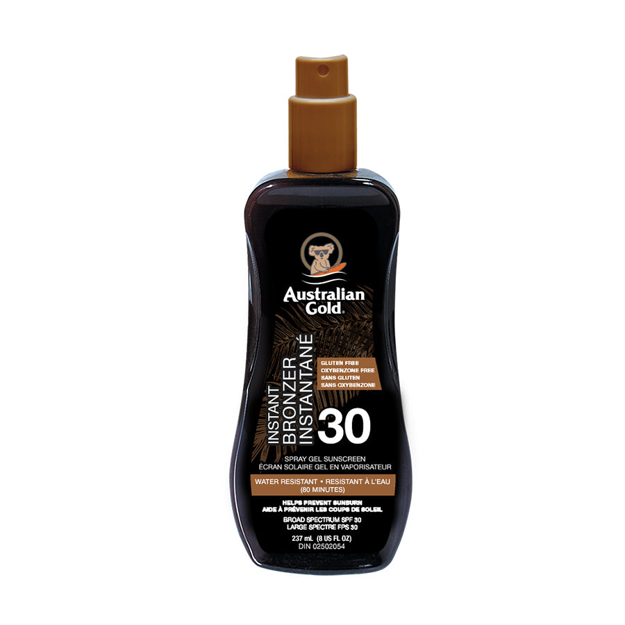 Australian Gold SPF30 Spray Gel Bronzer 8 oz