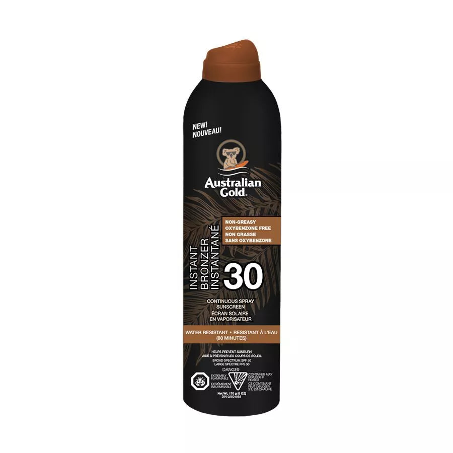 Australian Gold SPF30 Continous Spray Bronzer 6 oz