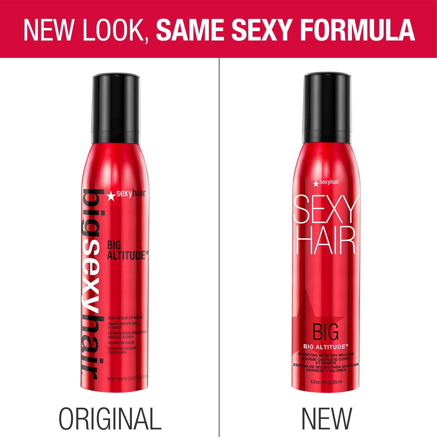 SEXY HAIR BIG Altitude Mousse 6.8oz