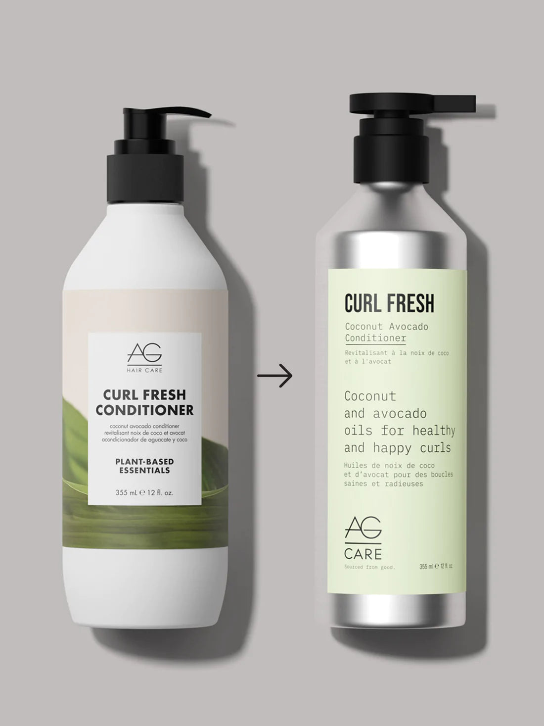 AG Hair Curl Fresh Coconut Avocado Conditioner 355ml