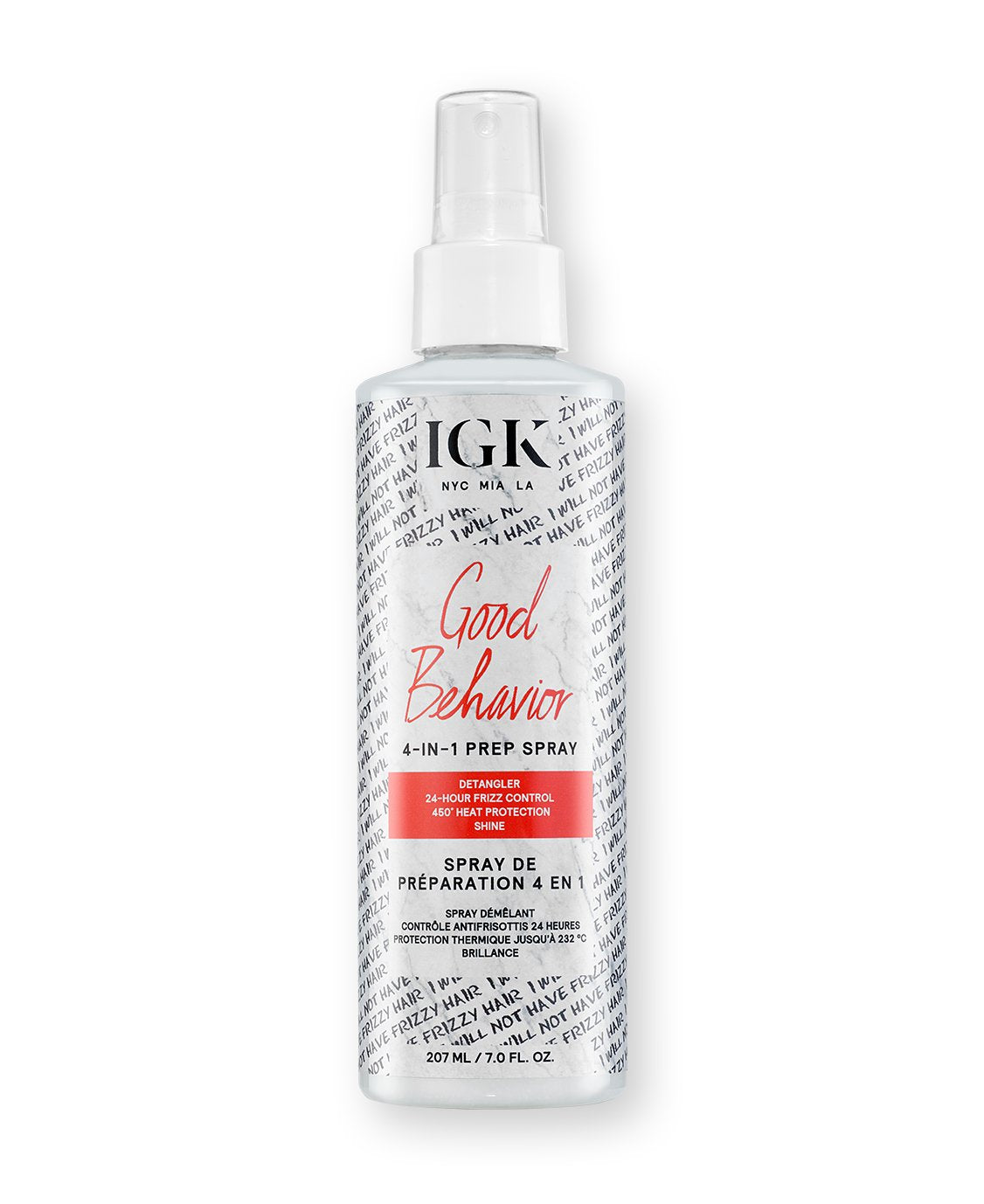 IGK GOOD BEHAVIOR 4 in 1 Prep Spray 7oz
