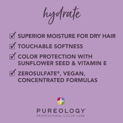 PUREOLOGY Hydrate Shampoo 266ml