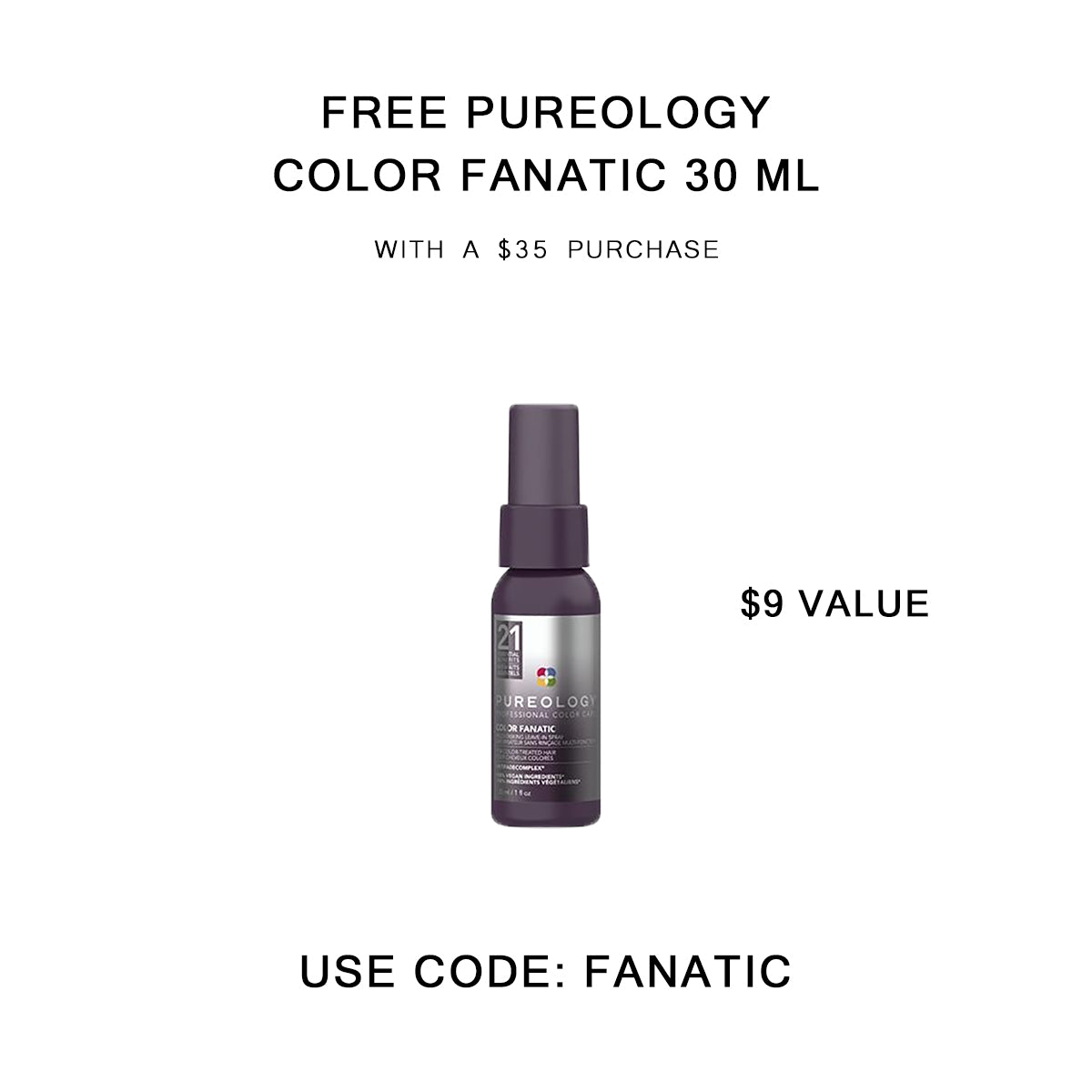 PUREOLOGY Color Fanatic Spray 30ML