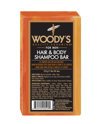 Woody's Hair & Body Shampoo Bar 8 OZ