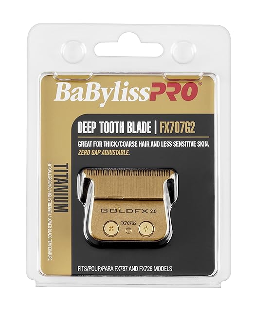 BaByliss Pro Trimmer Blades - Deep-tooth T-blades (GoldFX)