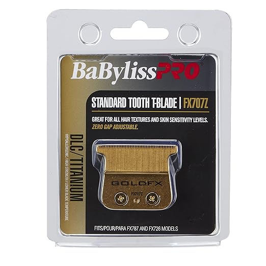 BaByliss Pro Trimmer Blades - Standard Tooth T-Blade (GoldFX)