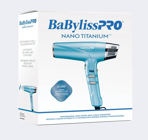 BaByliss Pro Nano Titanium Dual Ionic HairDryer