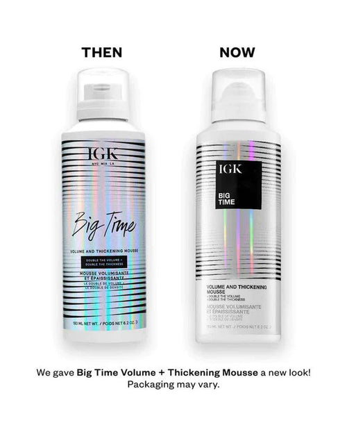 IGK BIG TIME Volume and Thickening Mousse 6oz