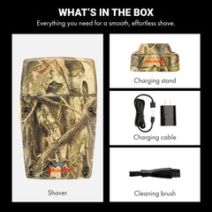 BaByliss Pro LO-PROFX Compact High Performance Single Foil Shaver - Camo Collection (Limited)