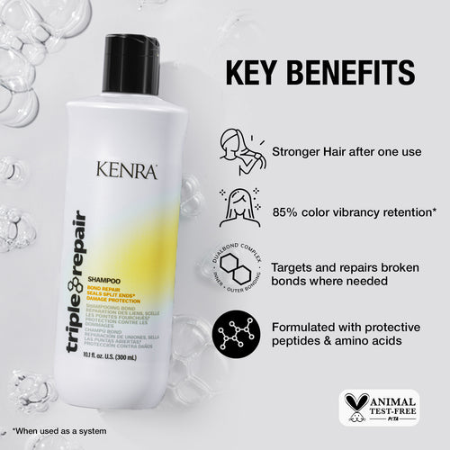 KENRA Triple Repair Shampoo 10.1oz