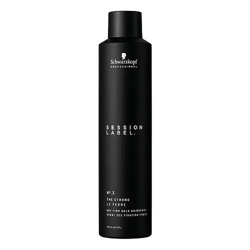 SCHWARZKOPF Session Label - The Strong Dry Firm Hold Hairspray 300ml