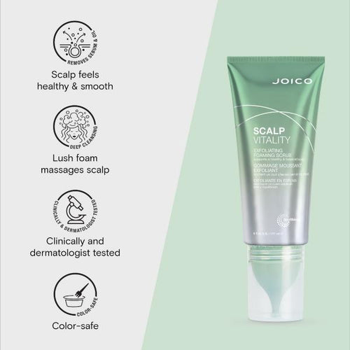 JOICO Scalp Vitality Exfoliating Foaming Scrub 177ml