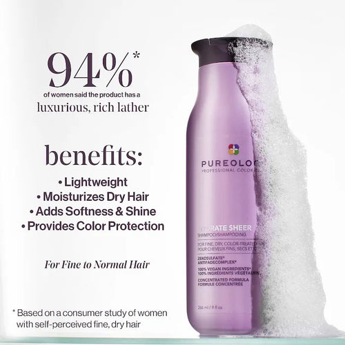 PUREOLOGY Hydrate Sheer Shampoo 266ml