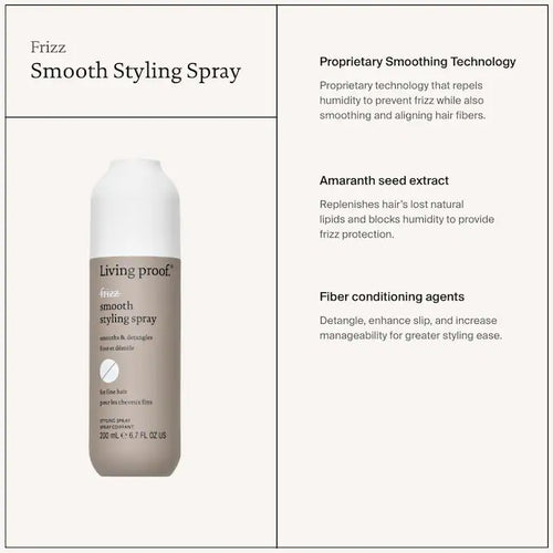 Living Proof No Frizz Smooth Styling Spray 200ml