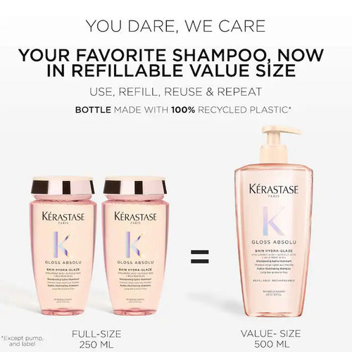 Kerastase Gloss Absolu Bain Hydra-Glaze 500ml