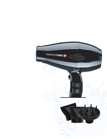 INF Professional T4800 Black Turbo Hair Dryer