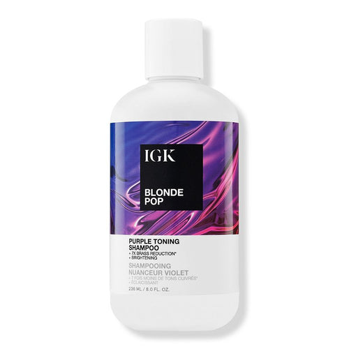 IGK Blonde Pop Purple Toning Shampoo 8oz