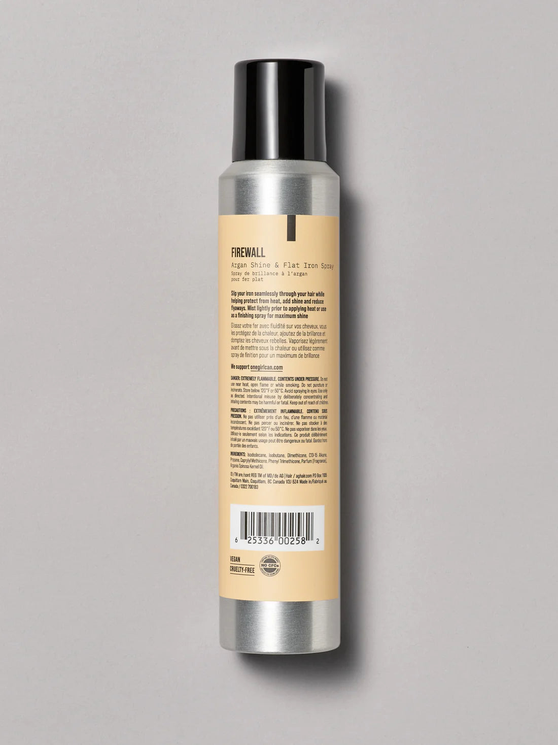 Firewall flat iron spray best sale