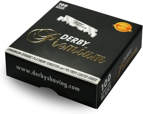 DERBY Premium Single Edge Blades - 100