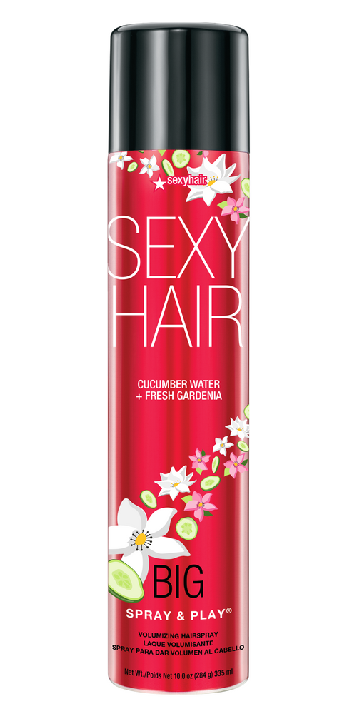 BIG SEXY HAIR Spray & Play Hairspray Cucumber Water + Fresh Gardenia 10oz
