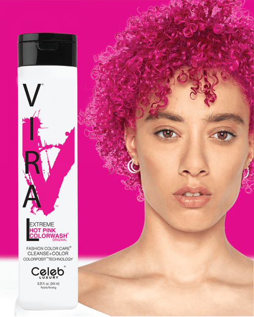 CELEB LUXURY Viral Colorwash Vivid Hot Pink 244ML