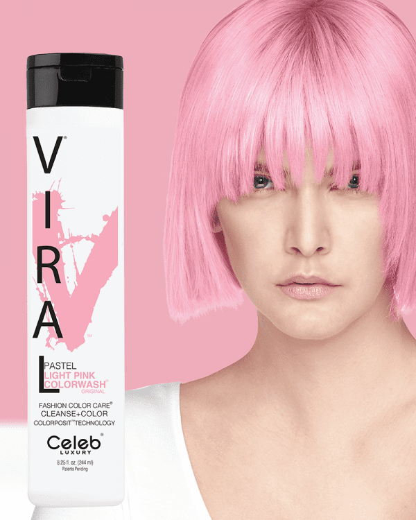 CELEB LUXURY Viral Colorwash Light Pink 244ML